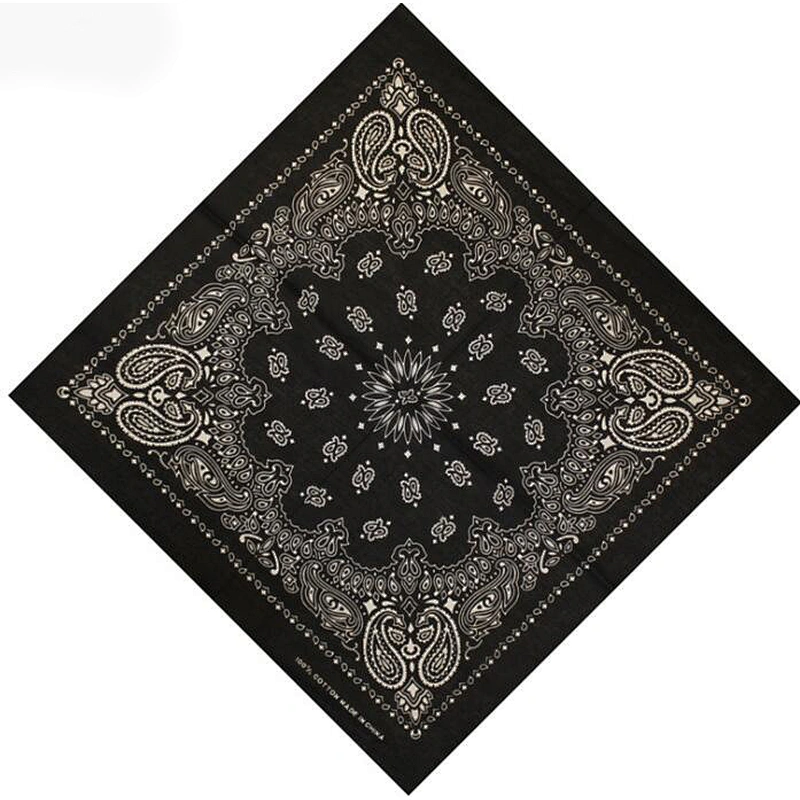 Paisley bandana kerchief cotton