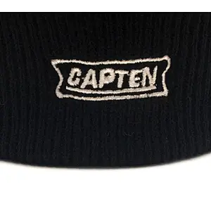 knit beanie label embroidery logo
