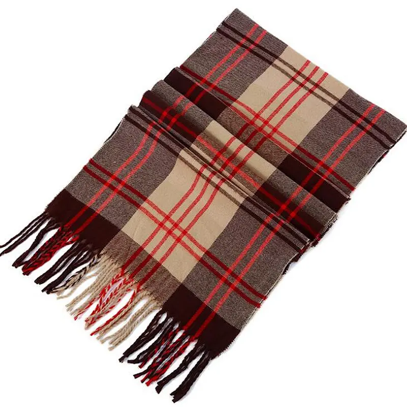 check pattern scarf simple fashion