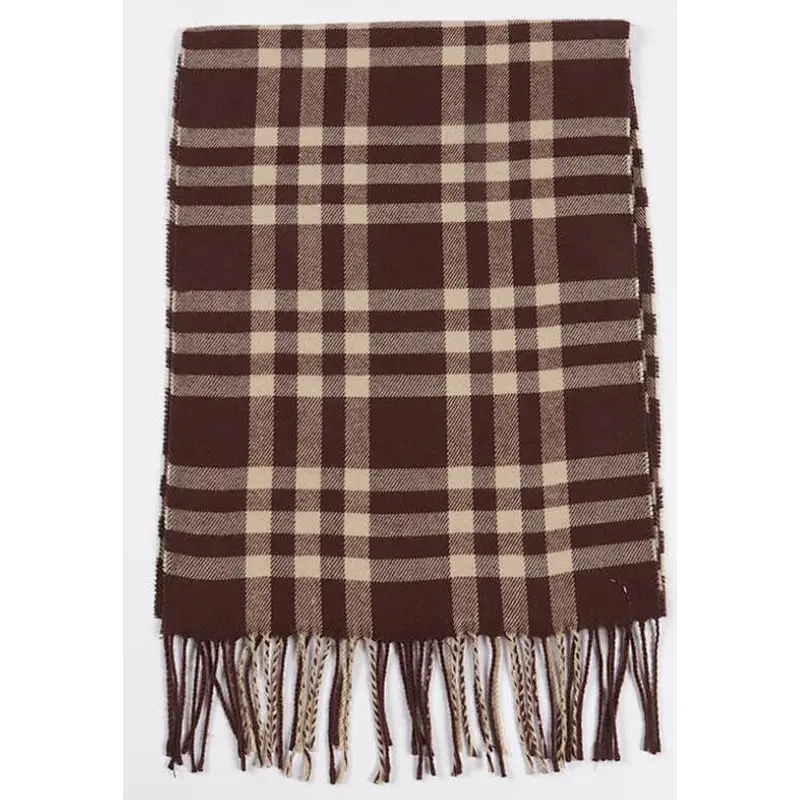 check pattern scarf simple fashion