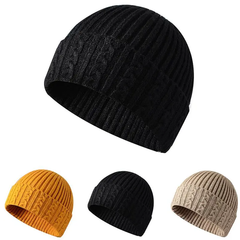 knit beanie cable