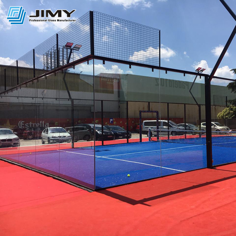 10mm tempered glass padel court-jimy glass