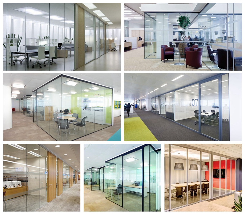 10mm tempered glass for office partition wall-jimy glass