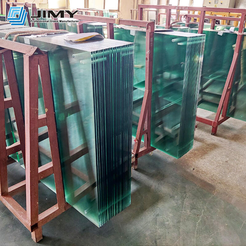 12mm tempered glass for railing-jimy glass