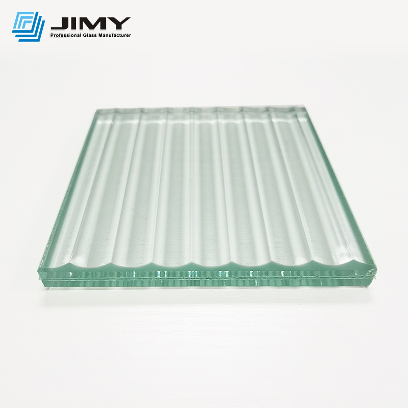 fluted ribbed laminated glass-jimy glass