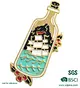 whale pin badge