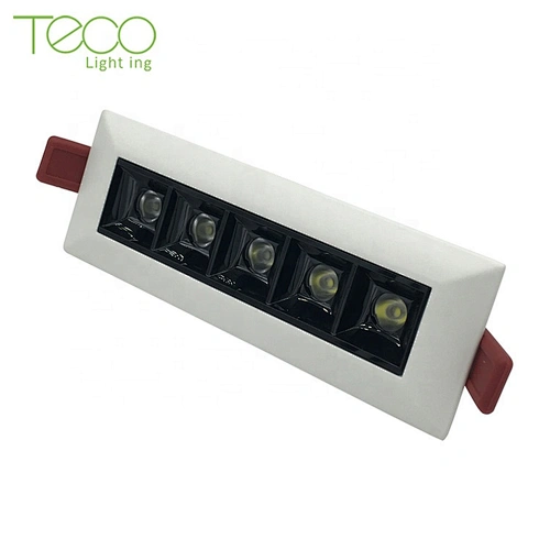 Australia aluminum white black rectangle recessed ip44 ip65 ac100 240v mini led downlight 3w 5w 10w 12w 24w 48w