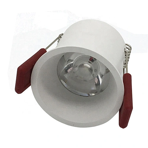 Ce rohs white black round aluminum housing approval 3w 55mm cutout cob led downlight 3000k 4000k 6000k