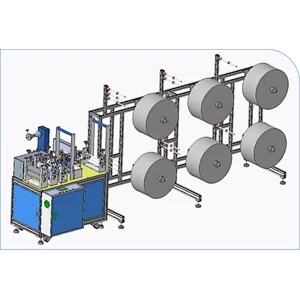 Semi- Auto KN95 Mask Machine with vavle