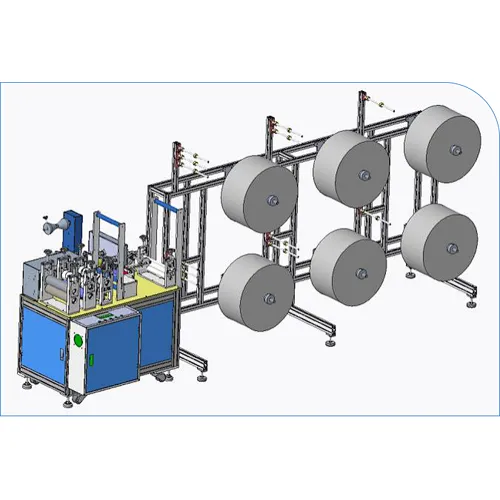 Semi- Auto KN95 Mask Machine with vavle