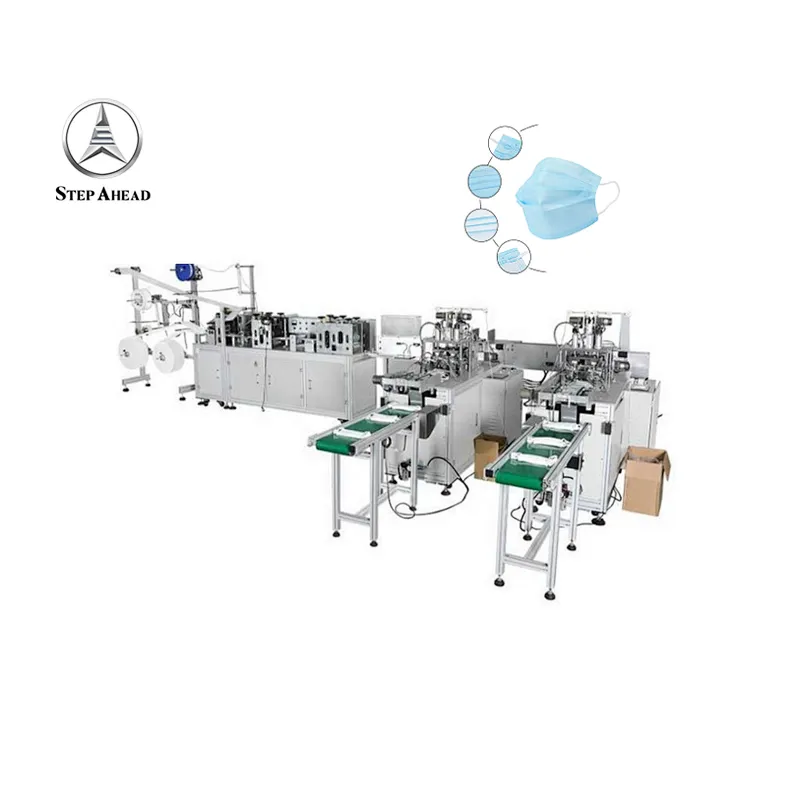 full automatic protective 3 ply child face mask making line
