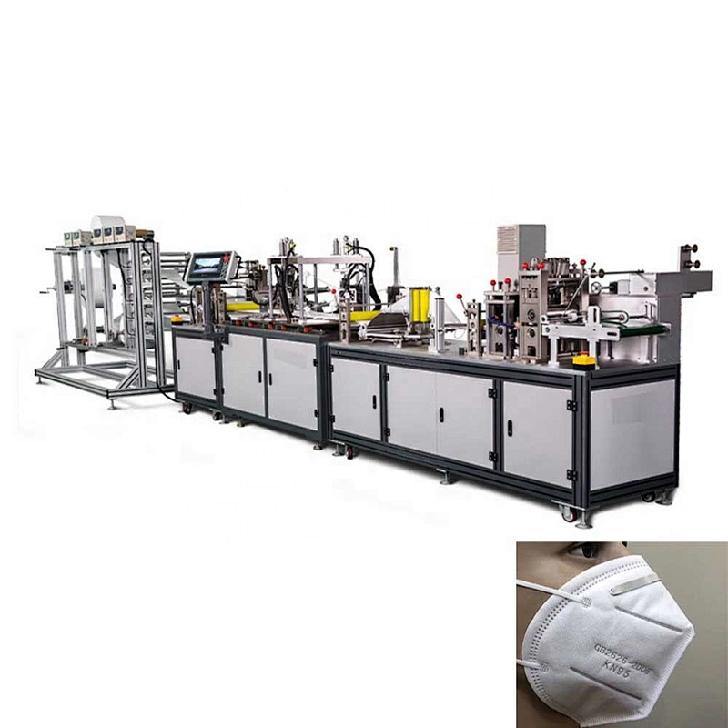 KN95 disposable Mask produce linesemi-auto air pump Mask making machine for dental Mask