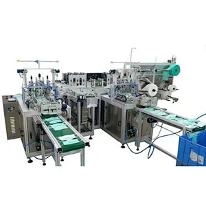 High capacity nonwoven disposable 3 ply medical face mask sewing machine