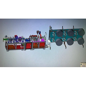 KN95 disposable Mask produce linesemi-auto air pump Mask making machine for dental Mask