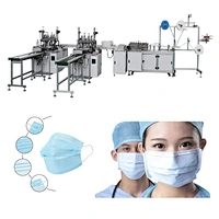 High capacity nonwoven disposable 3 ply medical face mask sewing machine