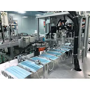 3Plys protective Medical Mask Making Machine  non-woven disposable mask production line