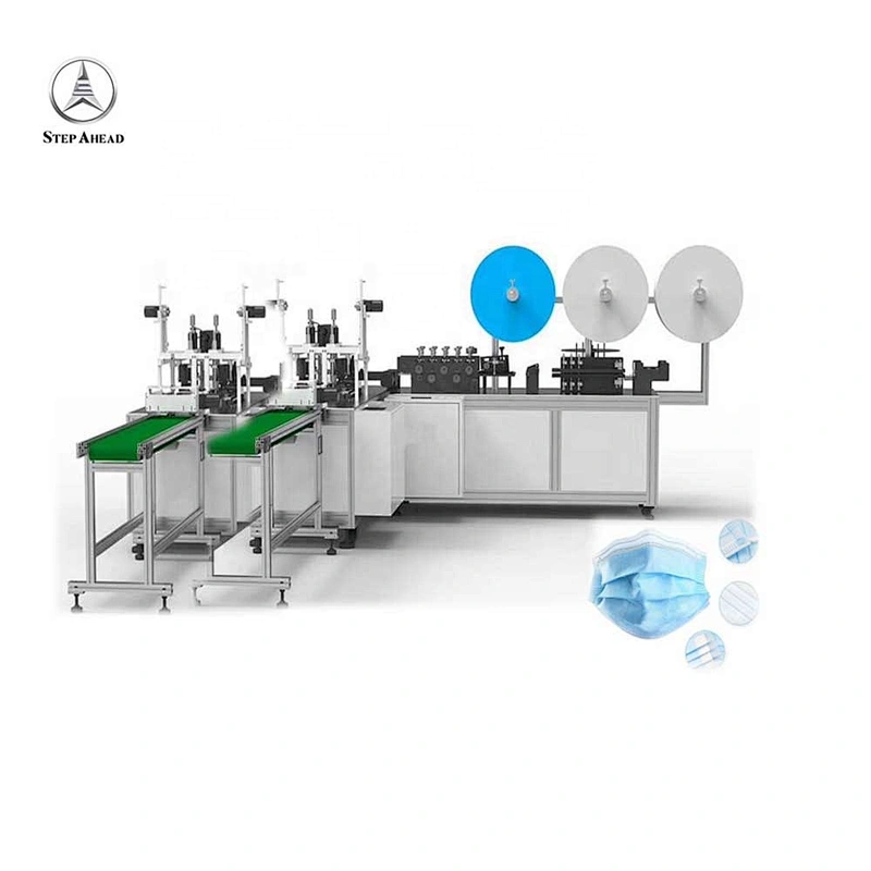 fully automatic mask production line kids mask machine fold ear loop surgical mask making machine
