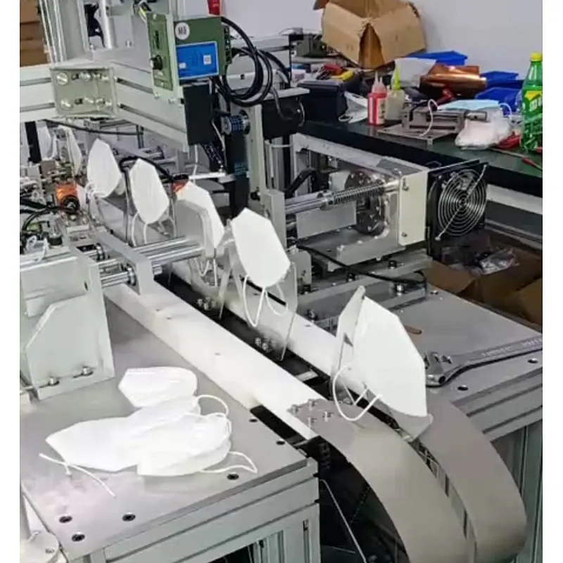 KN95 disposable Mask produce linesemi-auto air pump Mask making machine for dental Mask