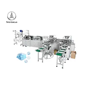 durable full automatic surgical 3 ply face mask making machine