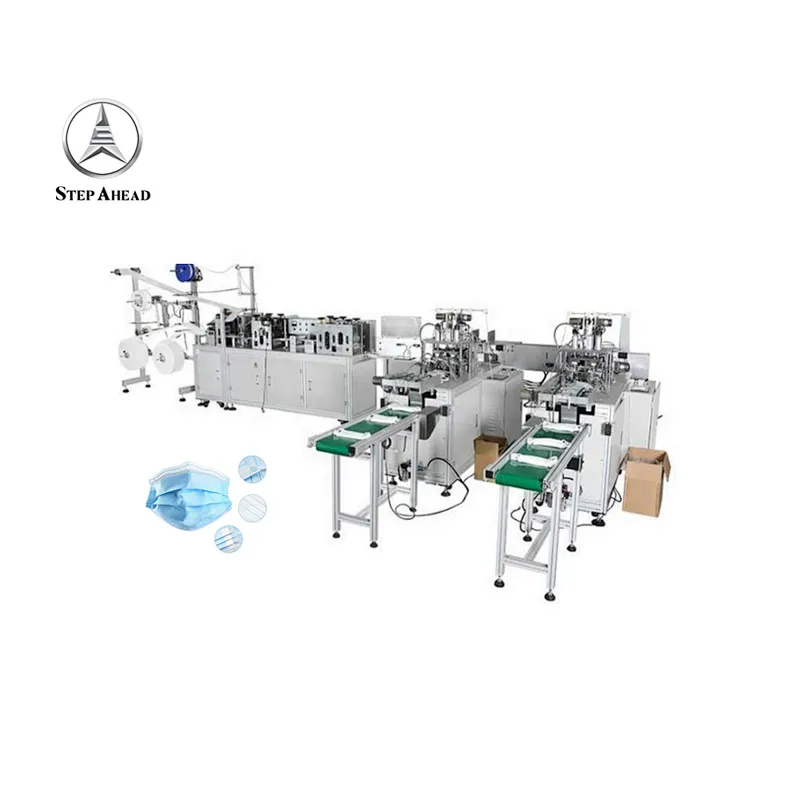 durable full automatic surgical 3 ply face mask making machine