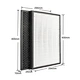 Fit with Whirlpool WA-2601FZ air purifier filter