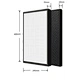 for  Panasonic filter  F-41C4VX VXK40C BAV/AAV40V  hepa filter ZXKP40