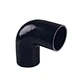 Black silicone hose 90 degree rubber tube
