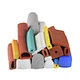 Customized color size silicone foam sealing strip