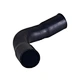 Custom diameter length automotive black EPDM hose fittings