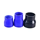 Custom color variable diameter silicone connectors