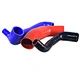 Custom color automotive variable diameter silicone tube