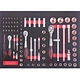 socket set 1/4 3/8 1/2  conjunto de soquete