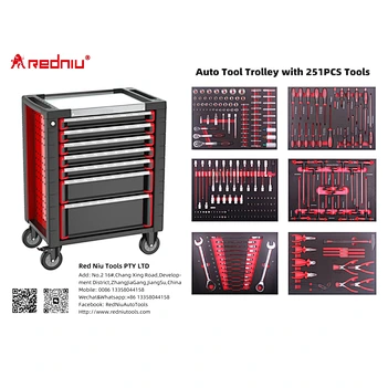 Tool Trolley w/ 251 PCS tools