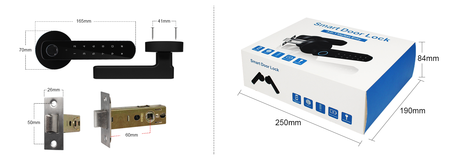 Secukey wireless smart lock packing