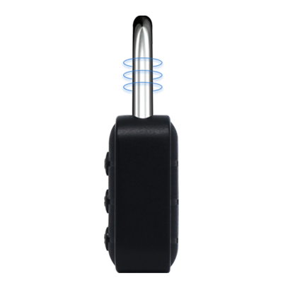 keyless bluetooth padlock with 6mm shackle