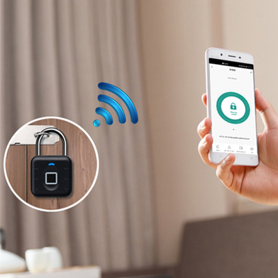 Das Bluetooth-Fingerabdruck-Vorhängeschloss funktioniert mit der Tuya-App