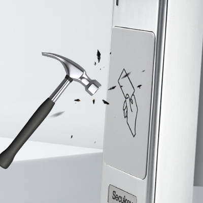 Outdoor metal housing RFID access control