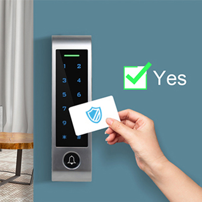 Die verschlüsselte Zugangskontrolle unterstützt Secukey-Kopierschutzkarten
