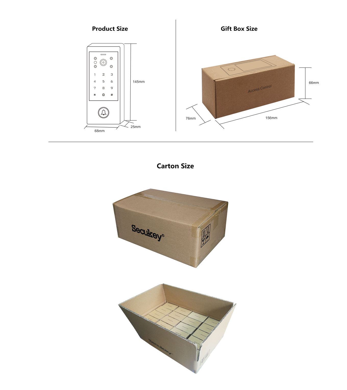 Package of WIFI Video Intercom