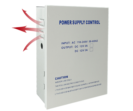 access control power supply wiring