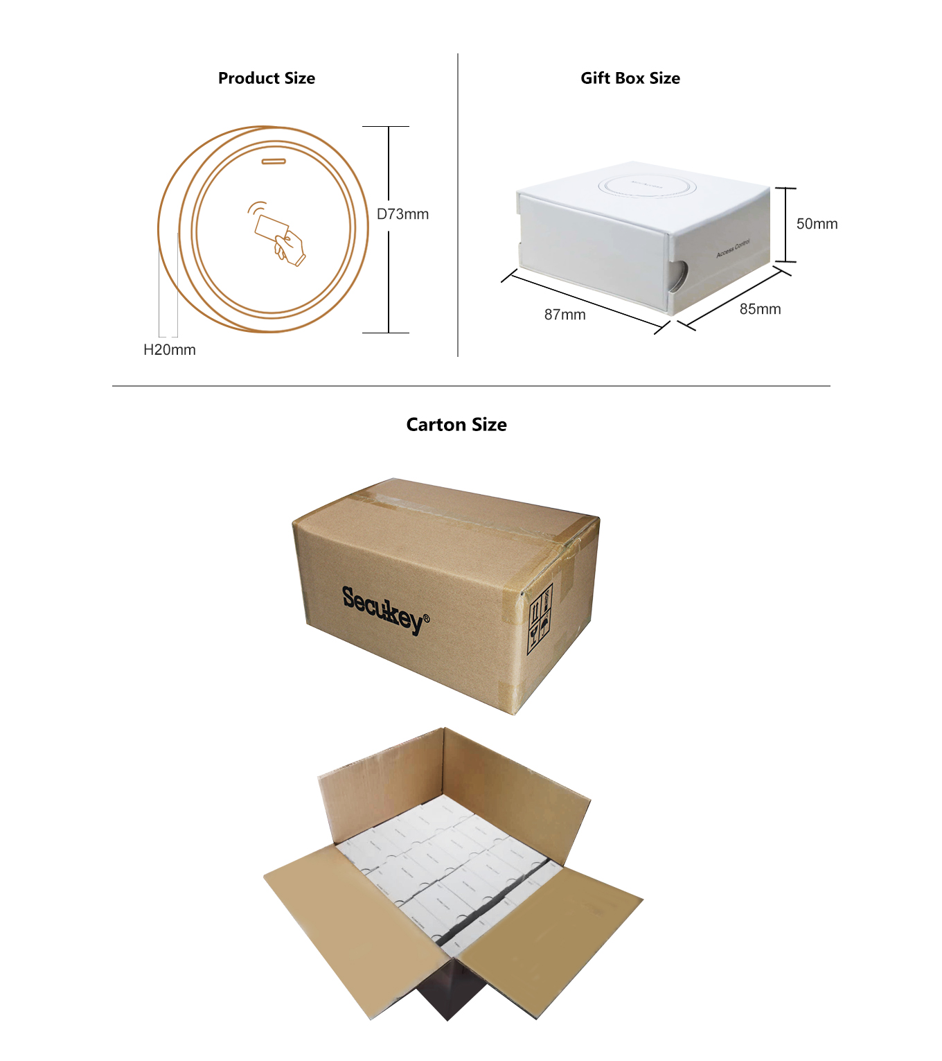 rfid proximity card reader package