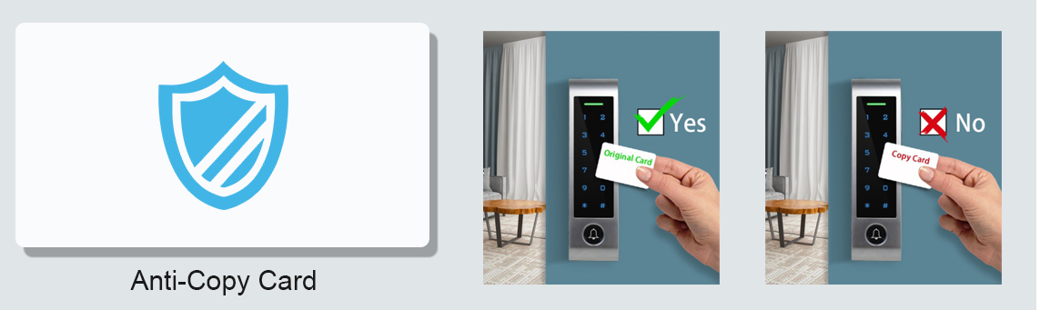 Outdoor Encrypted Card Reader is a high security access control device against card cloning.