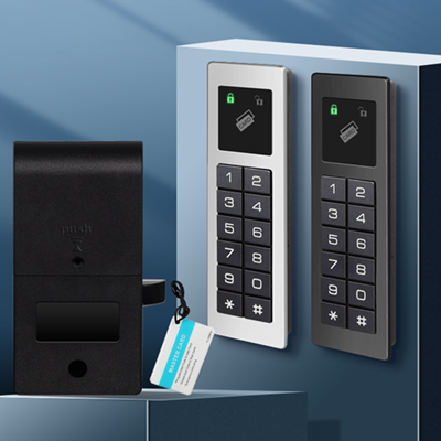 Casier électronique avec loquet