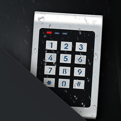 controllo accessi con tastiera impermeabile