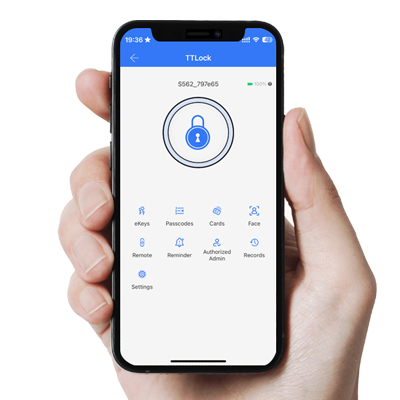 Benutzerverwaltung des QR-Code-Gesichtserkennungssystems über die TTLock-APP
