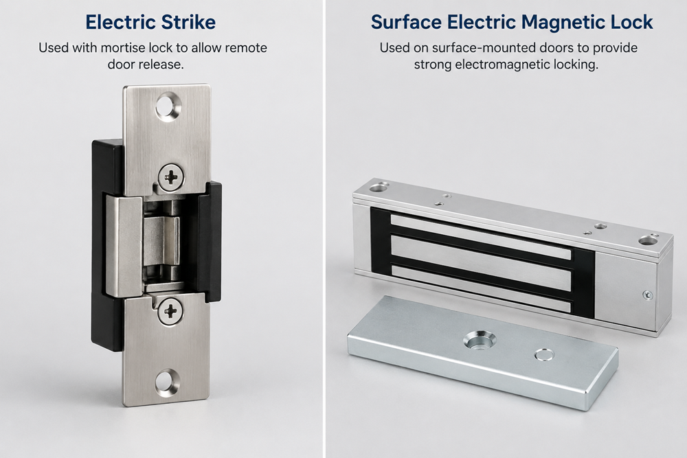 electric strike vs electric lock