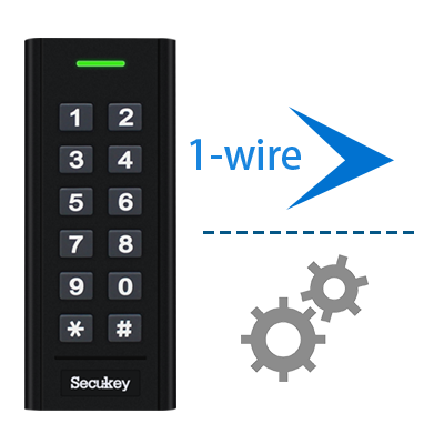1-Draht-RFID-Lesegerät mit einer Frequenz von 125 kHz und 13,56 MHz