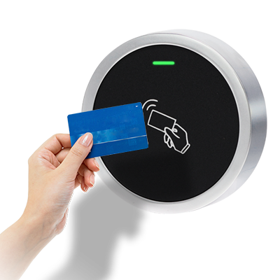 RFID gate reader with smartphone APP and card access modes