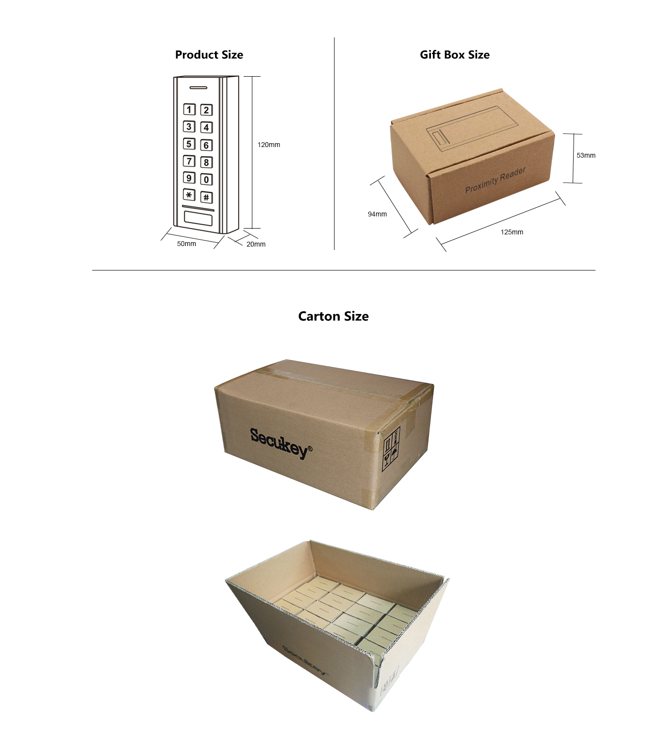 Package of 1 wire rfid reader