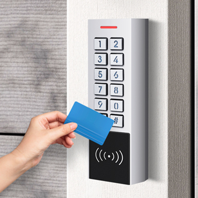 Which cards does this EM/HID/Mifare keypad reader support?